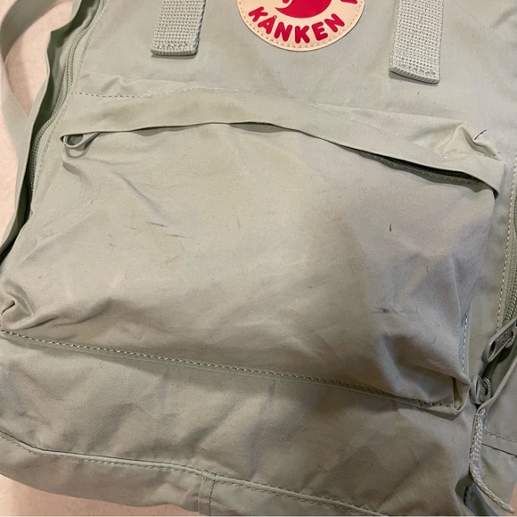 Mint Green Fjallraven Original Size Kanken Backpack - Picture 3 of 8